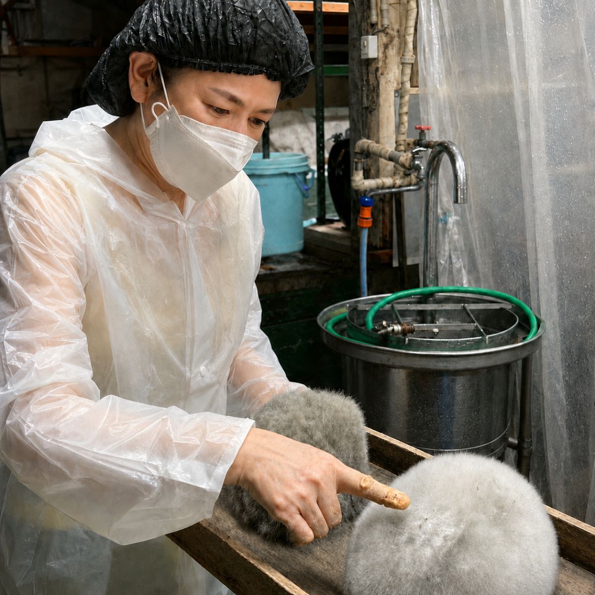 Taking part in miso production at a brewery